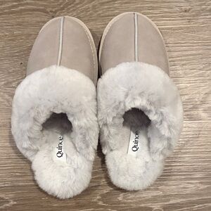 Quince Shearling Slippers